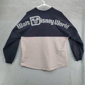 Disney Parks Spirit Jersey Black Walt Disney World Adult Large USA Made